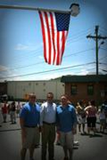 Kurt, Len Greene Jr., and Rob Kane at Founder's Day 2012